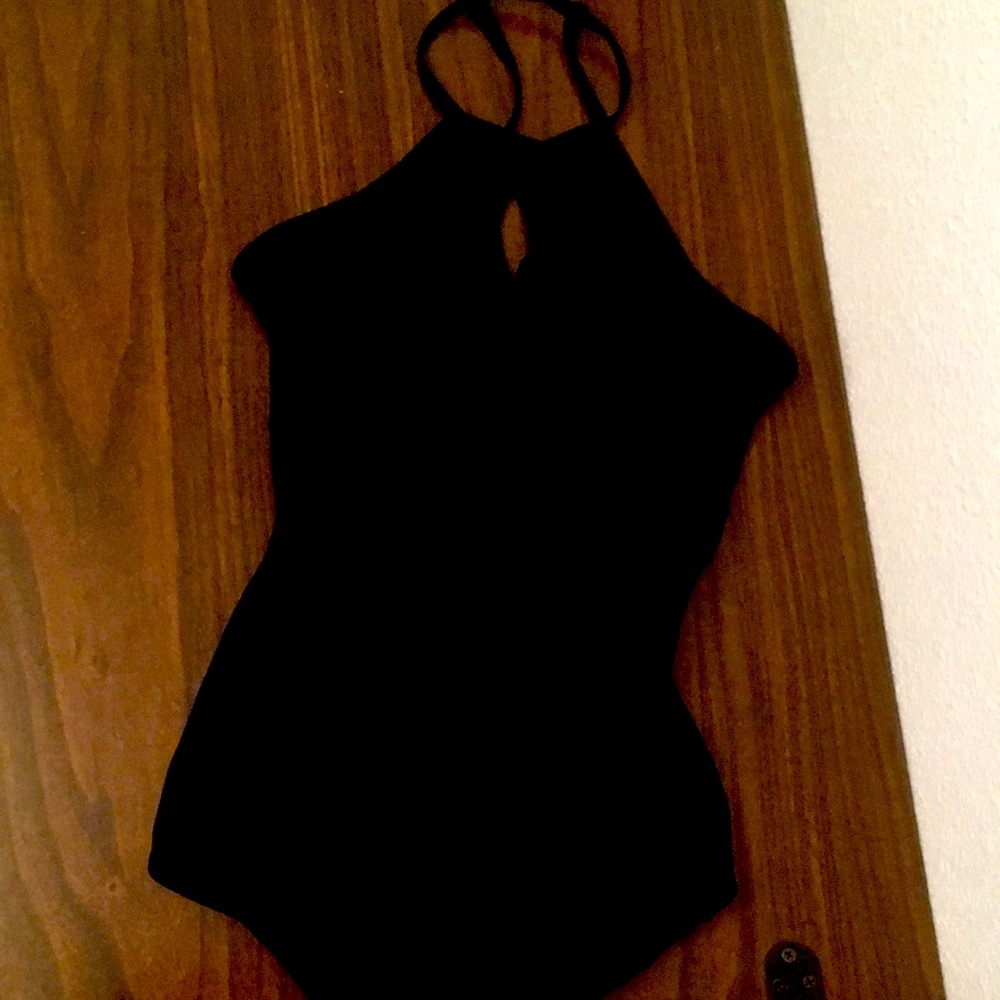 Black halter neck Natalie dancewear leotard